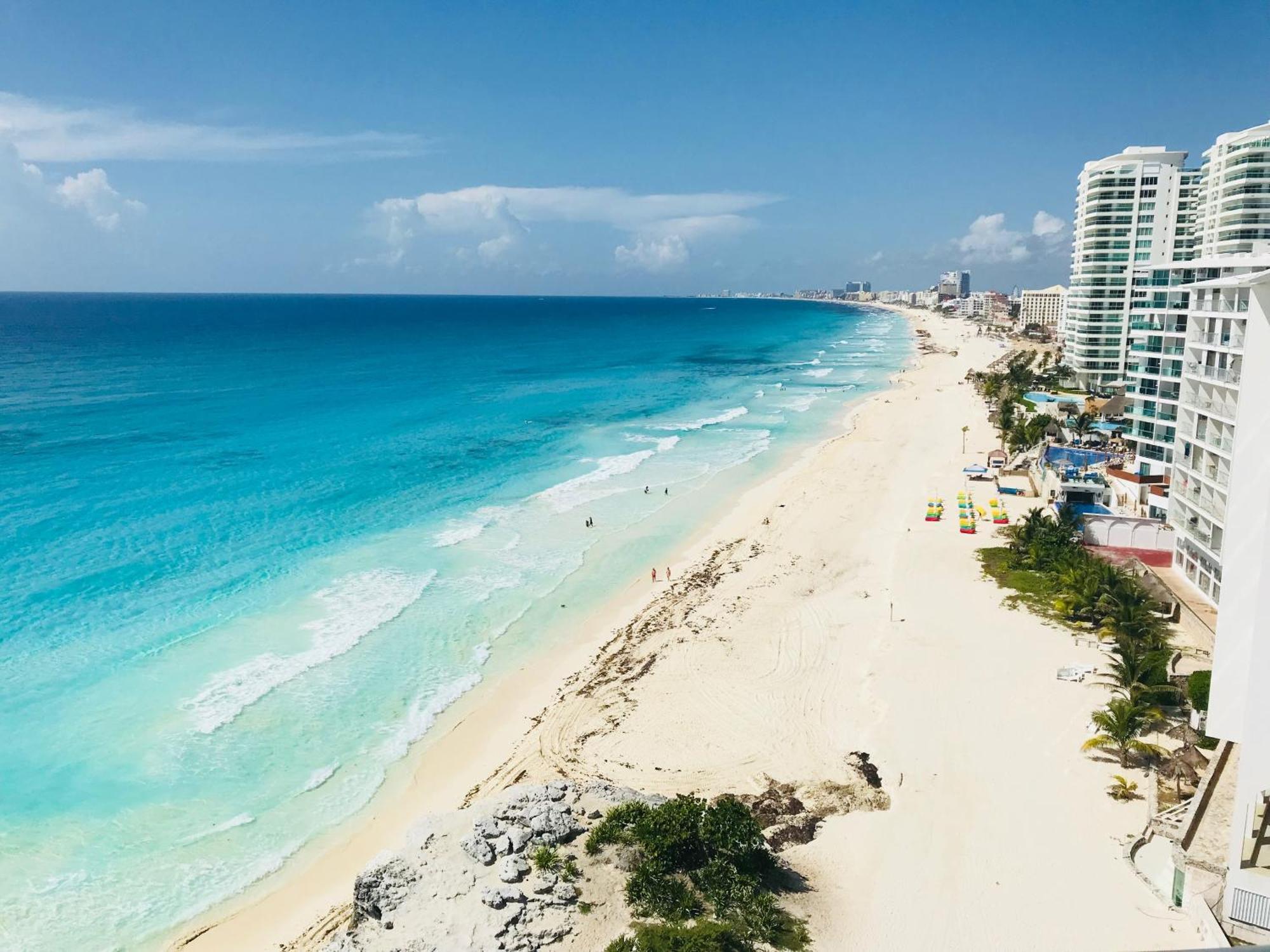 2 Story Oceanfront Penthouses On Cancun Beach! Exterior foto