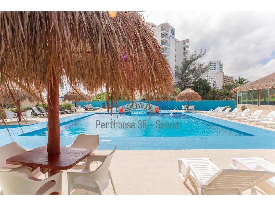 2 Story Oceanfront Penthouses On Cancun Beach! Exterior foto
